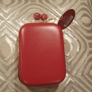 Elizabeth Arden Small Red Clutch